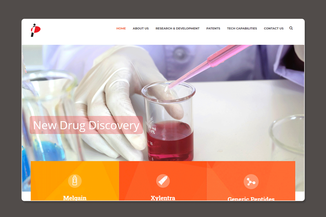 issar Pharma Website Snipeet